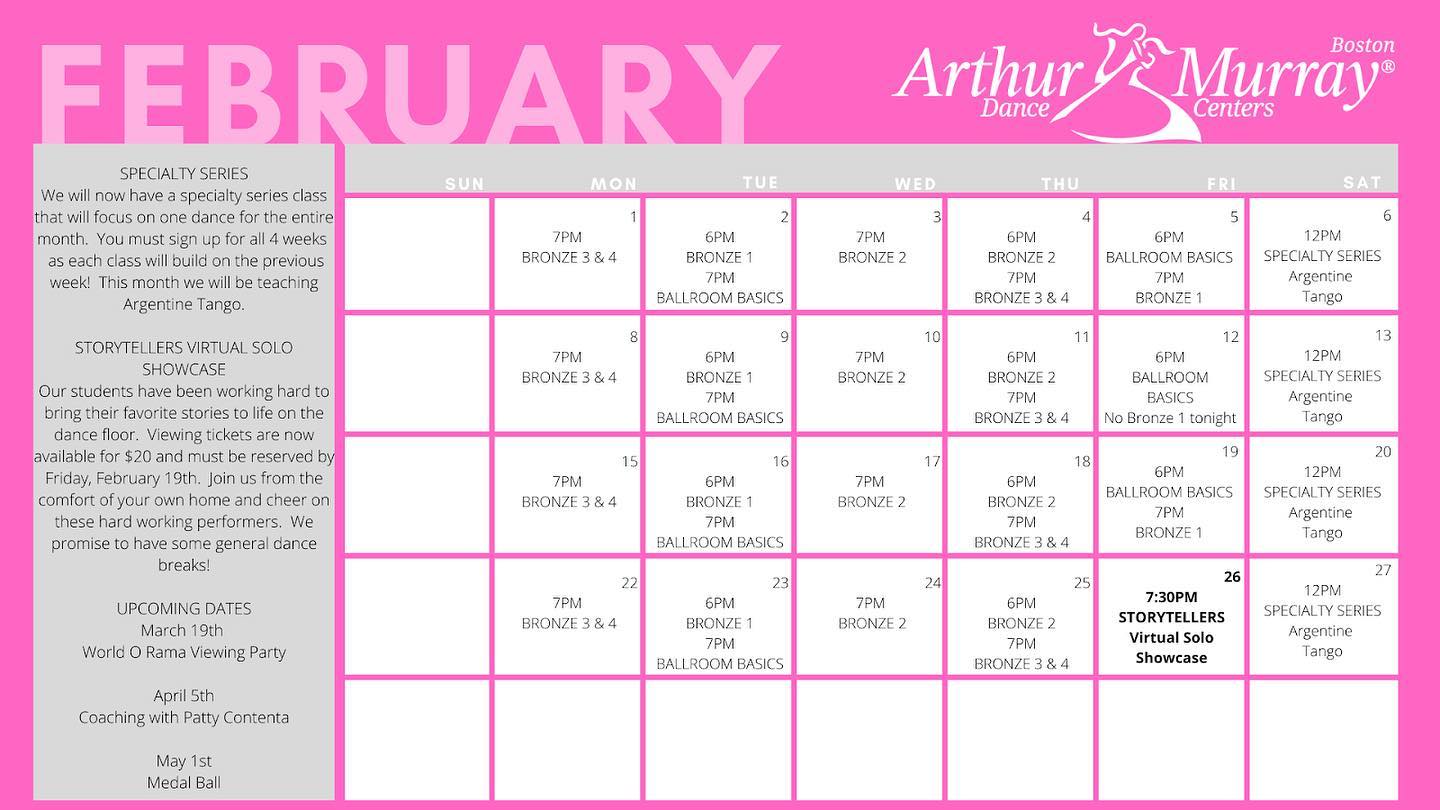 arthur murray boston february calendar arthur murray boston february calendar