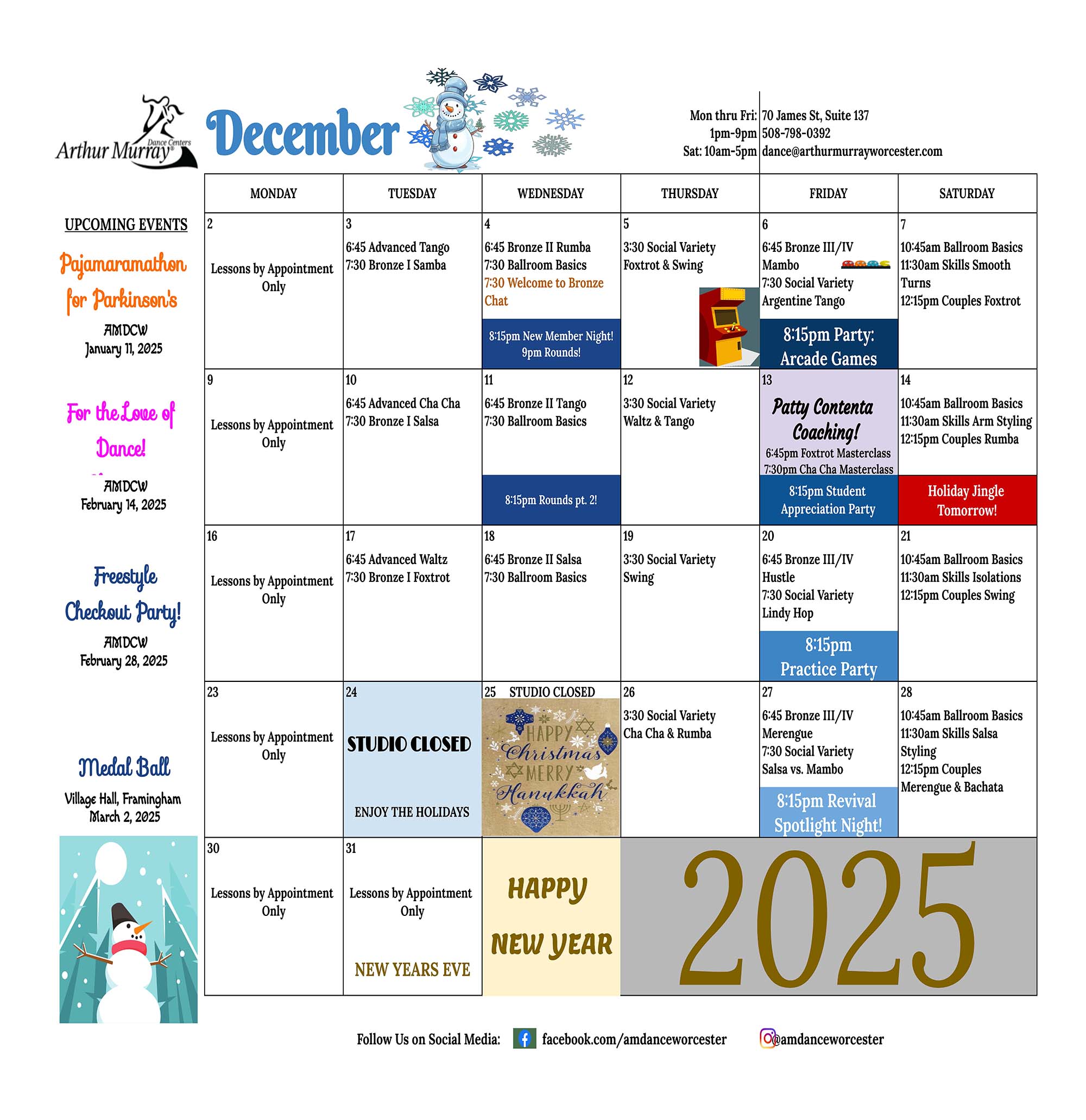 Worcester December 2024 Calendar