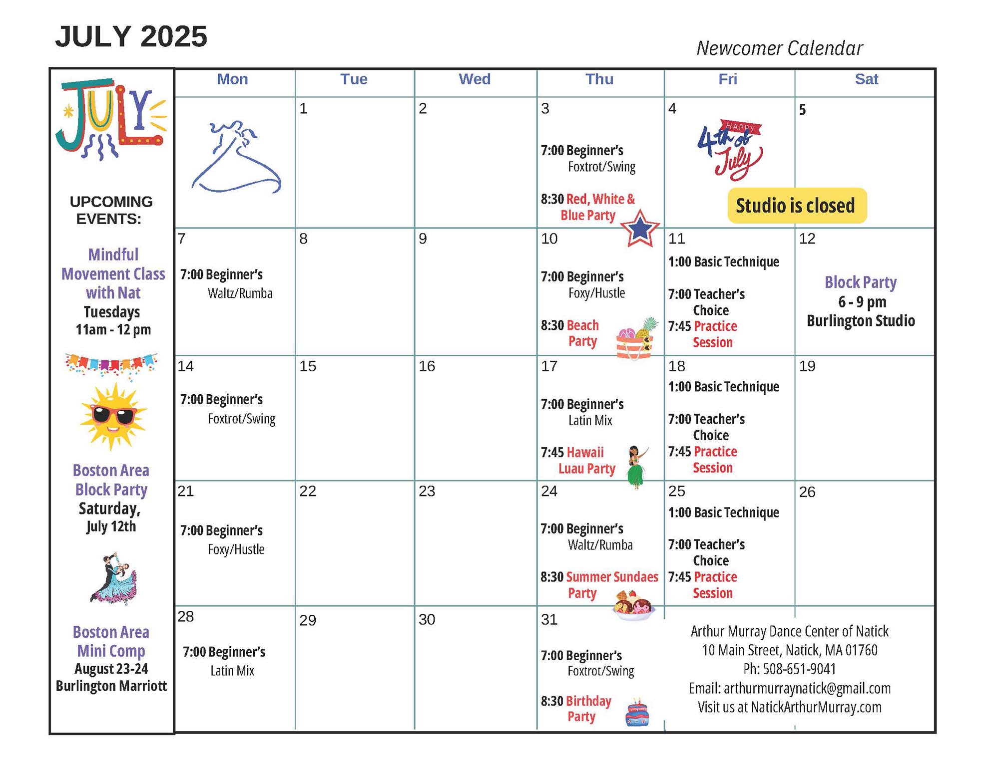 July 2025 Newcomer Natick July 2025 Newcomer Natick