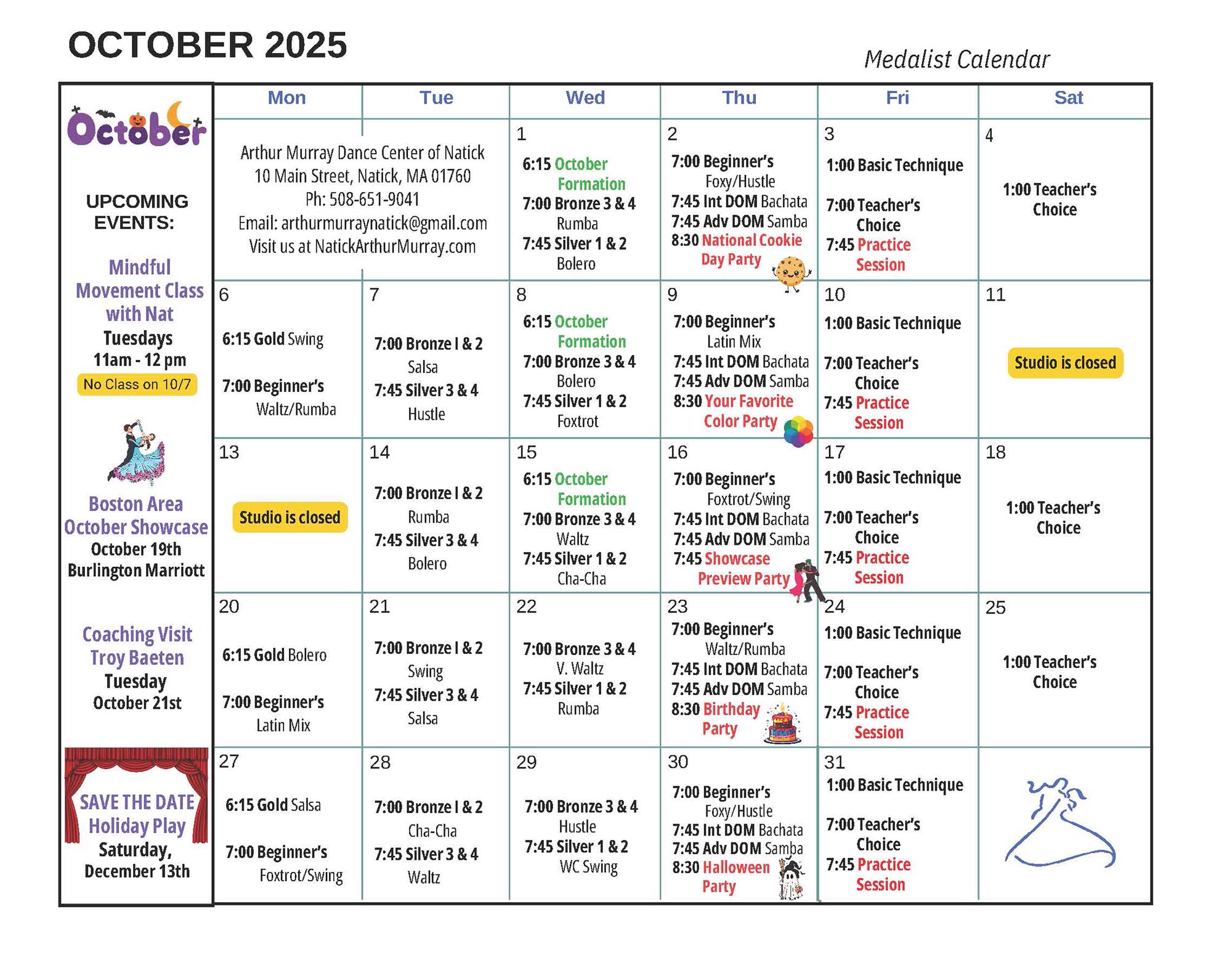 October 2025 - Medalist - Natick