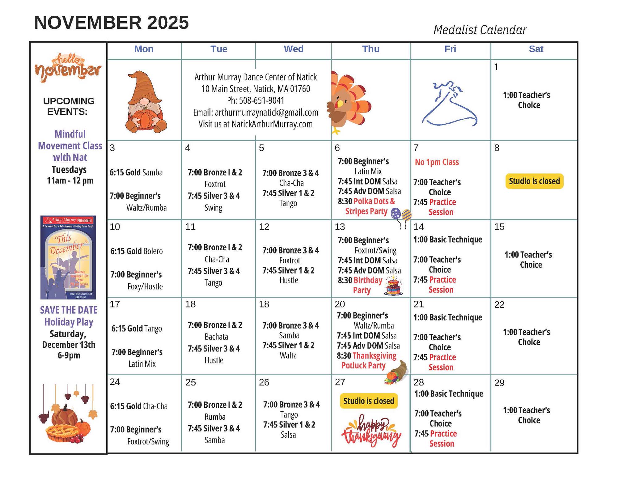 November 2025 - Medalist Natick