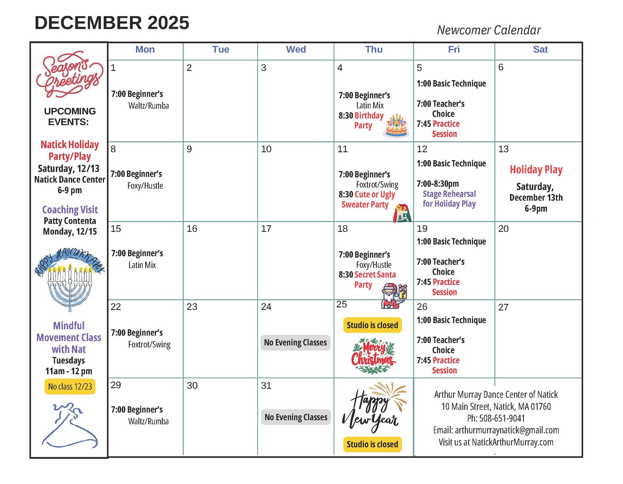 December 2025 - Newcomer - Natick