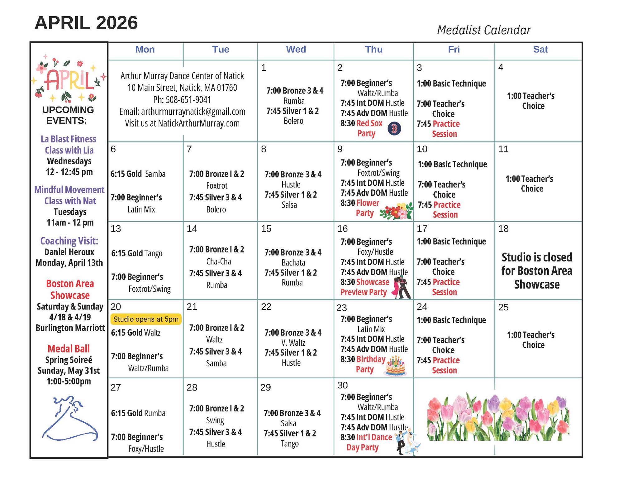 April 2026 - Medalist - Natick