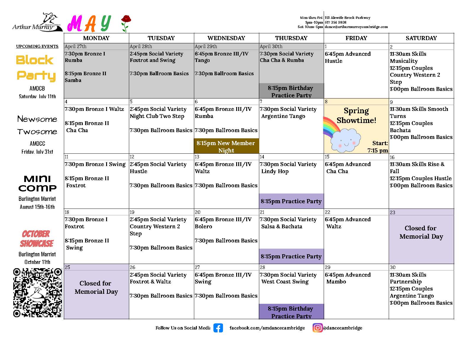 May 2026 - Cambridge Calendar
