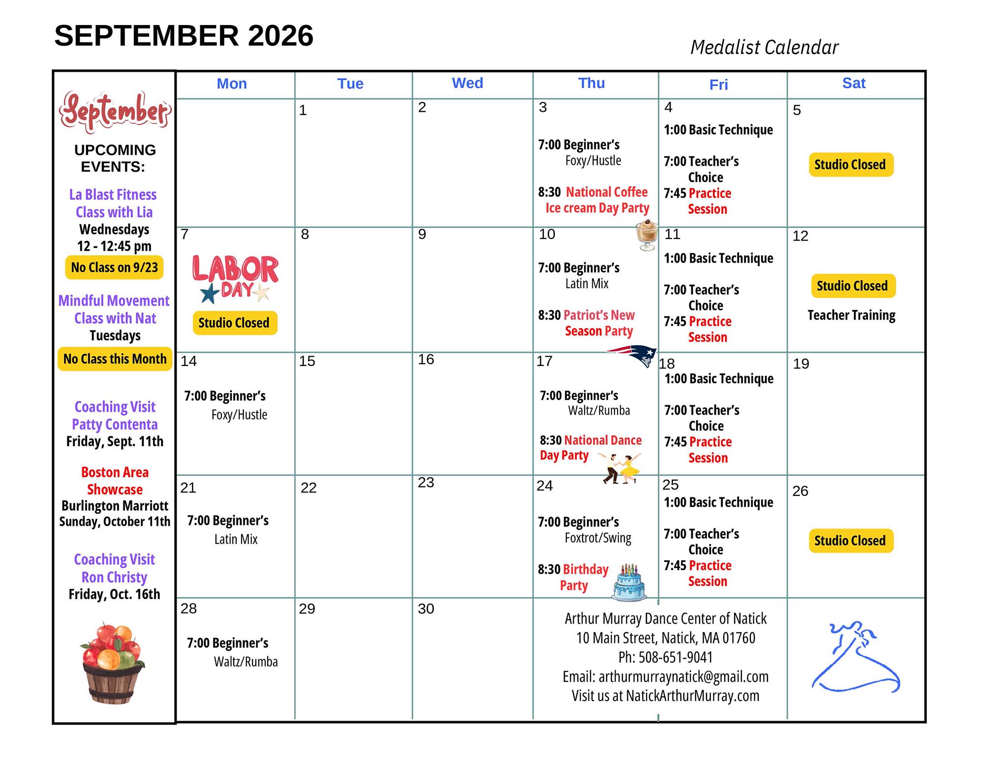 September 2026 - Newcomer - Natick