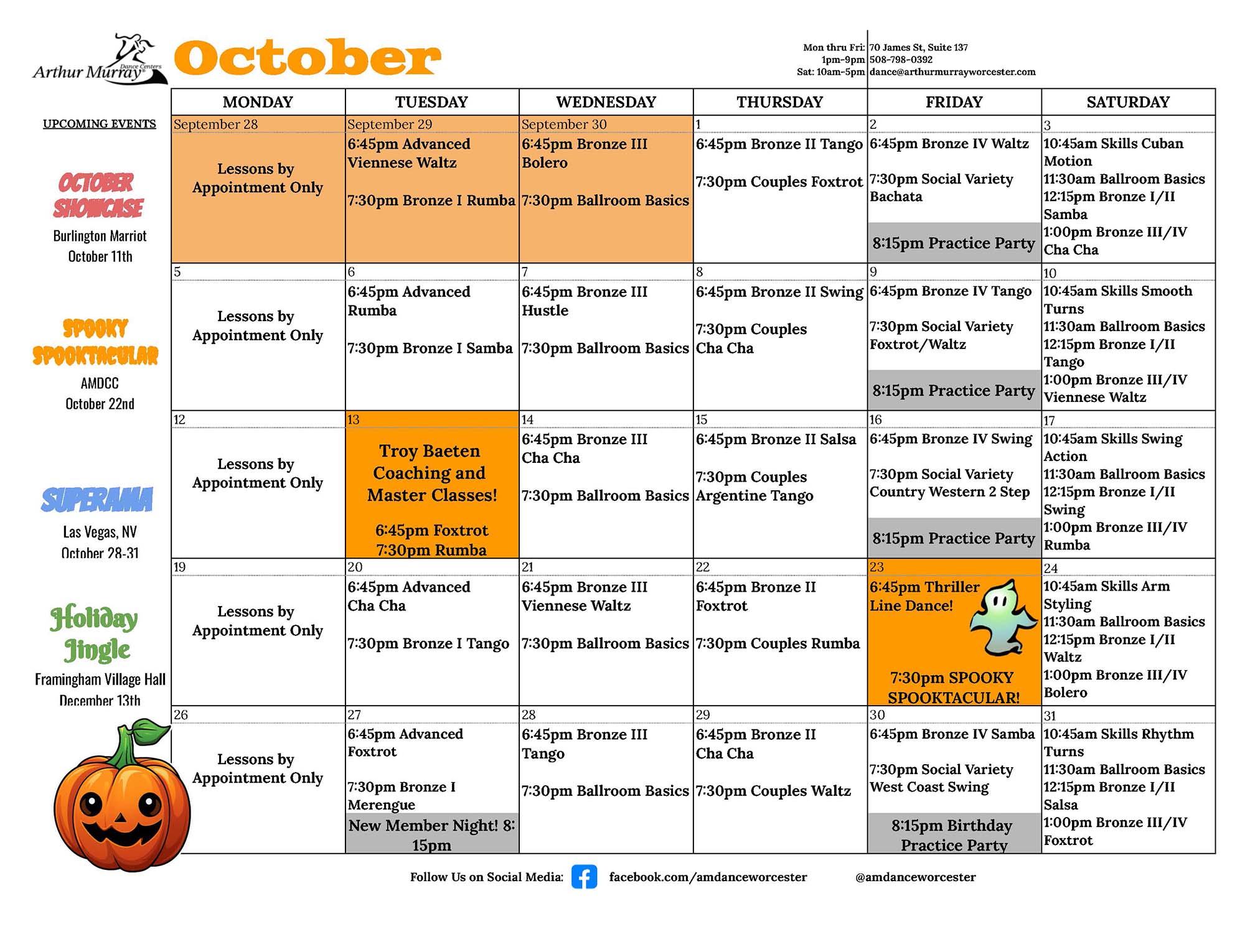 October 2026 - Worcester